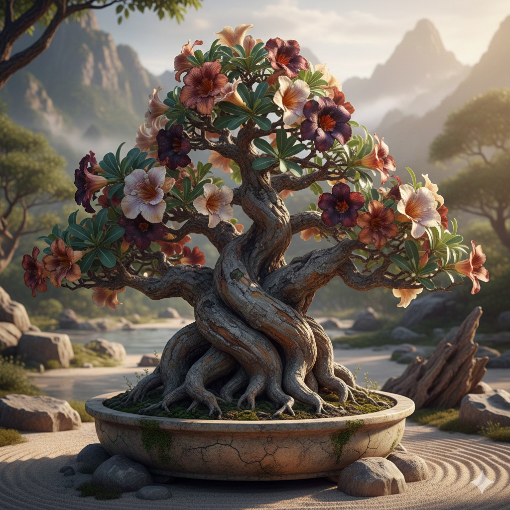 25000 year adenium t shirt print